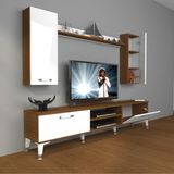 Decoraktiv Eko 7 MDF DVD Beyaz Ceviz Tv Ünitesi