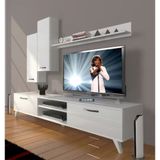 Decoraktiv Eko 7 MDF DVD Retro Parlak Ceviz Tv Ünitesi