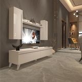 Decoraktiv Eko 7 Mdf Std Retro Parlak Beyaz Tv Sehpa Ünitesi
