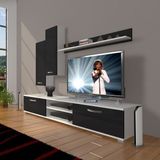 Decoraktiv Eko 7 SLM DVD Beyaz Siyah Tv Ünitesi