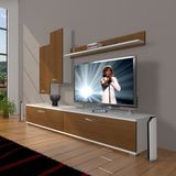 Decoraktiv Eko 7 SLM STD Beyaz Ceviz Tv Ünitesi