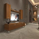 Decoraktiv Eko 7 SLM STD Krom Ayaklı Naturel Ceviz Tv Ünitesi