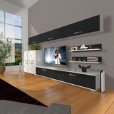 Decoraktiv Eko 8 SLM STD Siyah Beyaz Tv Ünitesi