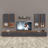Decoraktiv Eko 8D MDF Ceviz Beyaz Tv Ünitesi