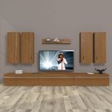 Decoraktiv Eko 8D MDF Naturel Ceviz Tv Ünitesi