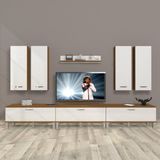 Decoraktiv Eko 8D SLM Beyaz Ceviz Tv Ünitesi