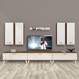 Decoraktiv Eko 8d Slm Retro Tv Ünitesi Tv Sehpası Beyaz - Ceviz
