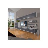 Decoraktiv Eko 8Y MDF Parlak Beyaz Tv Ünitesi
