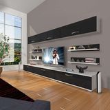 Decoraktiv Eko 8Y SLM Beyaz Siyah Tv Ünitesi