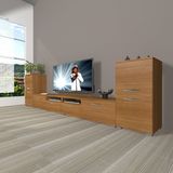 Decoraktiv Eko 9200 Mdf Naturel Ceviz Tv Sehpa Ünitesi