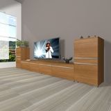 Decoraktiv Eko 9200T Mdf Naturel Ceviz Tv Sehpa Ünitesi