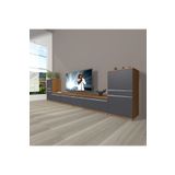 Decoraktiv Eko 9220T MDF Ceviz Antrasit TV Ünitesi