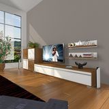 Decoraktiv EKO On MDF STD Beyaz Ceviz TV Sehpa Ünitesi