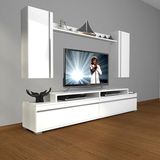 Decoraktiv Ekoflex 7 MDF Parlak Beyaz TV Ünitesi