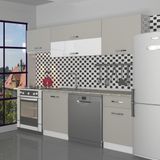 Decoraktiv Elite 220 Mdf Hazır Mutfak Dolabı - Tezgah Dahil - Kumtaşı