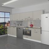 Decoraktiv Elite 280 Ankastre Fırın Modüllü Mdf Hazır Mutfak Dolabı - Tezgah Dahil - Kumtaşı