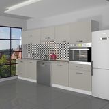 Decoraktiv Elite 280Y Ankastre Boy Dolaplı Mdf Hazır Mutfak Dolabı - Tezgah Dahil - Kumtaşı