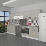 Decoraktiv Elite 280Y Ankastre Fırın Modüllü Mdf Hazır Mutfak Dolabı - Tezgah Dahil - Kumtaşı