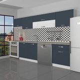Decoraktiv Elite 280Y Mdf Hazır Mutfak Dolabı - Tezgah Dahil - Antrasit