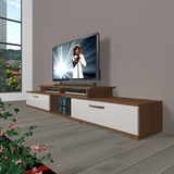 Decoraktiv Flex 130 Mdf Ceviz Siyah Tv Sehpa Ünitesi