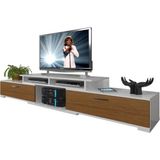 Decoraktiv Flex 5D130 SLM Beyaz Ceviz Tv Ünitesi