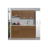 Decoraktiv Naturel 160 Mdf Hazır Mutfak Dolabı Naturel Ceviz