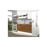 Decoraktiv Prestij 220 Mdf Hazır Mutfak Dolabı Ceviz Beyaz