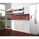 Decoraktiv Prestij 220 Mdf Hazır Mutfak Dolabı Parlak Beyaz