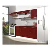 Decoraktiv Prestij 220 MDF Hazır Mutfak Dolabı - Tezgah Dahil - Parlak Beyaz