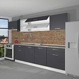 Decoraktiv Prestij 280 Mdf Hazır Mutfak Dolabı Antrasit