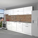 Decoraktiv Prestij 280 Mdf Hazır Mutfak Dolabı Parlak Beyaz