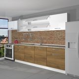 Decoraktiv Prestij 280 MDF Hazır Mutfak Dolabı - Tezgah Dahil - Pera - Beyaz