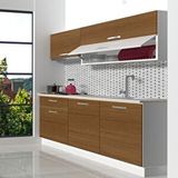 Decoraktiv Style 160 Mdf Hazır Mutfak Dolabı Naturel Ceviz