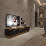 Decoraktiv Trendstyle 4 MDF TV Sehpa Ünitesi - Pera Siyah Mermer
