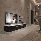 Decoraktiv Trendstyle 4s MDF TV Sehpa Ünitesi - Beyaz Siyah Mermer
