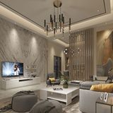 Decoraktiv Trendstyle 4s MDF Tv Ünitesi ve Orta Sehpa 2'li Set - Parlak Beyaz