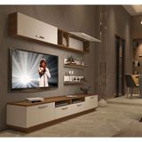 Decoraktiv Trendstyle 5220 Mdf Ceviz Beyaz Tv Ünitesi Tv Sehpası