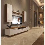 Decoraktiv Trendstyle 5220d Beyaz Ceviz Mdf Tv Ünitesi Tv Sehpası