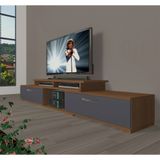 Decoraktiv Trendstyle 5220d Ceviz Antrasit Mdf Tv Ünitesi Tv Sehpası