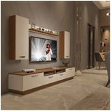 Decoraktiv Trendstyle 5220d Slm Beyaz Ceviz Tv Ünitesi