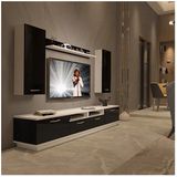 Decoraktiv Trendstyle 5220d Slm Beyaz Siyah Tv Ünitesi