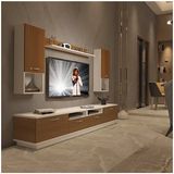 Decoraktiv Trendstyle 5220da Mdf Beyaz Ceviz Tv Ünitesi