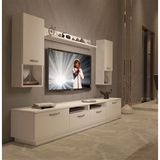 Decoraktiv Trendstyle 5220da Parlak Beyaz Slm Tv Ünitesi Tv Sehpası