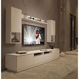 Decoraktiv Trendstyle 5220das Parlak Beyaz Slm Tv Ünitesi Tv Sehpası