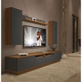 Decoraktiv Trendstyle 5220ds Pera Antrasit Mdf Tv Ünitesi Tv Sehpası