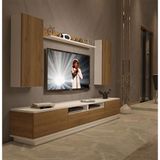 Decoraktiv Trendstyle 5220ds Pera Beyaz Mdf Tv Ünitesi Tv Sehpası