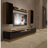 Decoraktiv Trendstyle 5220ds Pera Siyah Mdf Tv Ünitesi Tv Sehpası