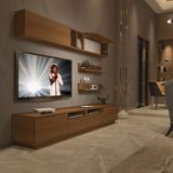 Decoraktiv Trendstyle 5220s Naturel Ceviz Slm Tv Ünitesi Tv Sehpası