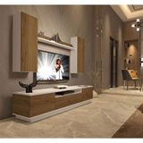 Decoraktiv Trendstyle 5ds Ceviz Beyaz Slm Tv Ünitesi Tv Sehpası