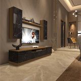 Decoraktiv Trendstyle 5ds MDF TV Sehpa Ünitesi - Pera Siyah Mermer